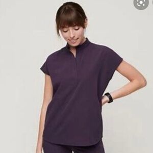 FIGS Rafaela scrub top PURPLE SHADOW